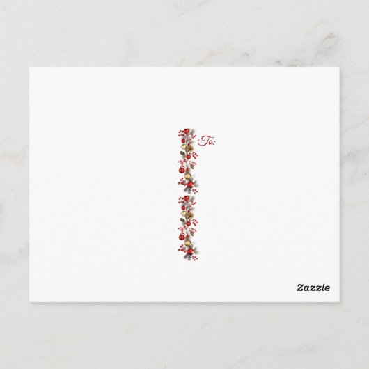  kerstman briefkaart (Achterkant)