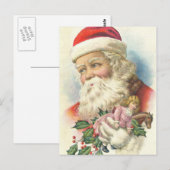  kerstman briefkaart (Voorkant / Achterkant)