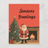 kerstman briefkaart (Voorkant)