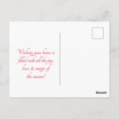 Kerstman Briefkaart (Achterkant)