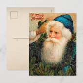 Kerstman Briefkaart (Voorkant / Achterkant)