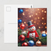 Kerstman Briefkaart (Voorkant / Achterkant)