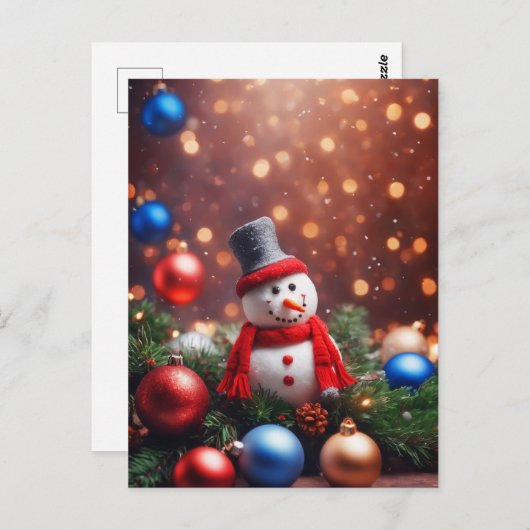 Kerstman Briefkaart (Voorkant / Achterkant)