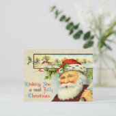  Kerstman Briefkaart (Staand voorkant)