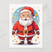 Kerstman Briefkaart (Voorkant)