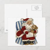Kerstman Briefkaart (Voorkant / Achterkant)