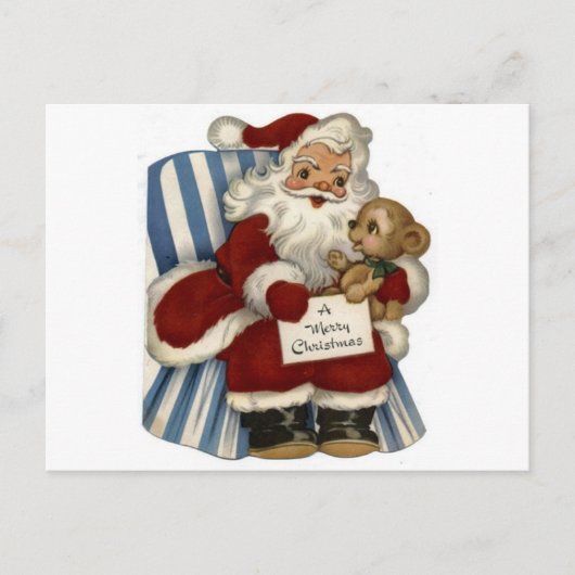 Kerstman Briefkaart (Voorkant)