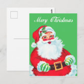 Kerstman Briefkaart (Voorkant / Achterkant)