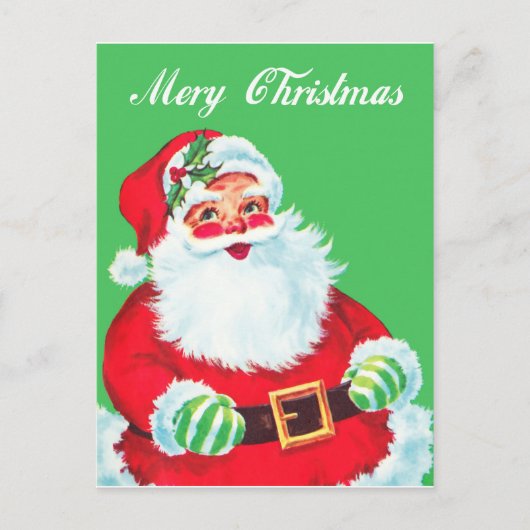 Kerstman Briefkaart (Voorkant)