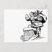 kerstman briefkaart (Voorkant)