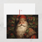 kerstman briefkaart (Voorkant / Achterkant)