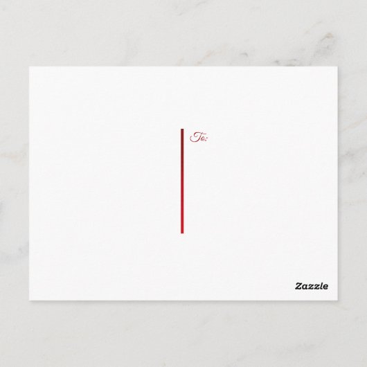 kerstman briefkaart (Achterkant)