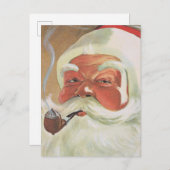  kerstman briefkaart (Voorkant / Achterkant)