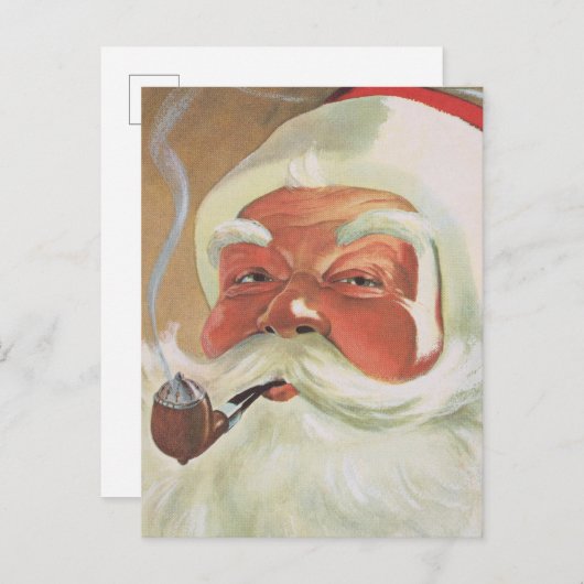  kerstman briefkaart (Voorkant / Achterkant)