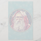  kerstman briefpapier (Voorkant)