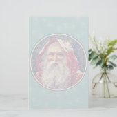 kerstman briefpapier (Staand voorkant)