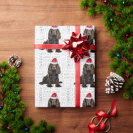Kerstman Bruin Cocker Spaniel Vakantiehond Cadeaupapier