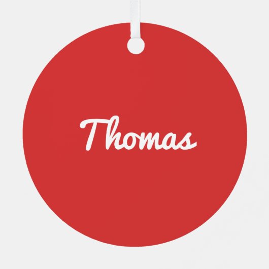 Kerstman buik kerst metalen ornament (Achterkant)