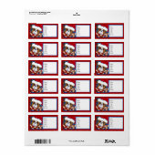 KERSTMAN BULLDOG ETIKET (Full Sheet)