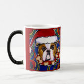 Kerstman Bulldog Mok (Links)