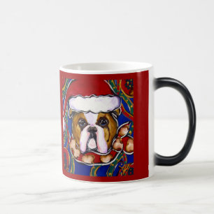 Kerstman Bulldog Mok
