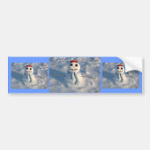 Kerstman Bumpersticker (Voorkant)