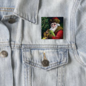 kerstman Button Pop Square (In situ)