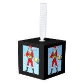 Kerstman Cadeau Bezorging Decoratie (Voorkant hoekig)