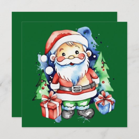 Kerstman cadeau ideeën (Voorkant / Achterkant)