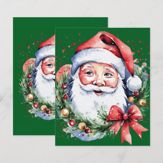 Kerstman cadeau ideeën (Voorkant / Achterkant)