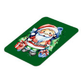 Kerstman cadeau-ideeën magneet (Linkerzijde)