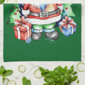 Kerstman cadeau ideeën theedoek (Gevouwen)