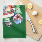 Kerstman cadeau ideeën theedoek (Quarter Fold)