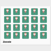 Kerstman Cadeau Label | Kerstcadeau Sticker (Vel)