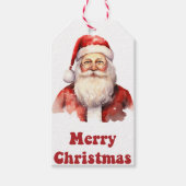 Kerstman cadeau labels voor de kerst cadeaulabel (Voorkant)