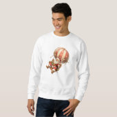 Kerstman & Cadeau Trui (Voorkant volledig)