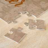 Kerstman cadeau voor vader van dochter legpuzzel (Zijkant)