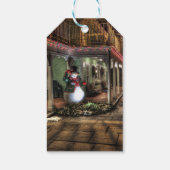 Kerstman Cadeaulabel (Achterkant)