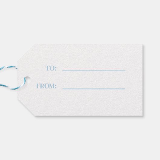 Kerstman Cadeaulabel (Achterkant Horizontaal)