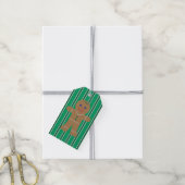 kerstman cadeaulabel (Met Touw)