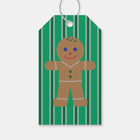 kerstman cadeaulabel (Achterkant)