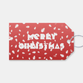 Kerstman Cadeaulabel