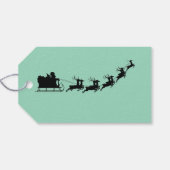 Kerstman cadeaulabel (Achterkant Horizontaal)