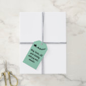 Kerstman cadeaulabel (Met Touw)