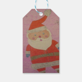  kerstman cadeaulabel