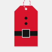 kerstman cadeaulabel (Voorkant)