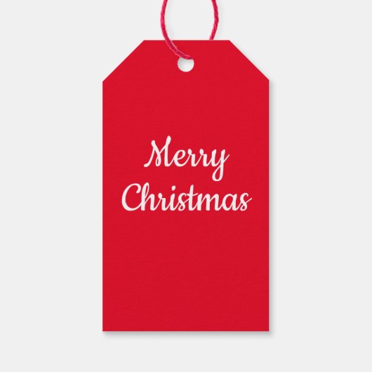 kerstman cadeaulabel (Achterkant)