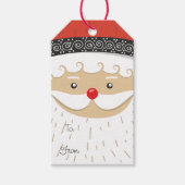 kerstman cadeaulabel (Voorkant)