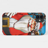 Kerstman Cadeaupak Sneeuwbos Kunst Case-Mate iPhone Case (Achterkant (horizontaal))