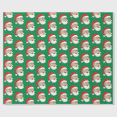 Kerstman Cadeaupapier (Vlak)